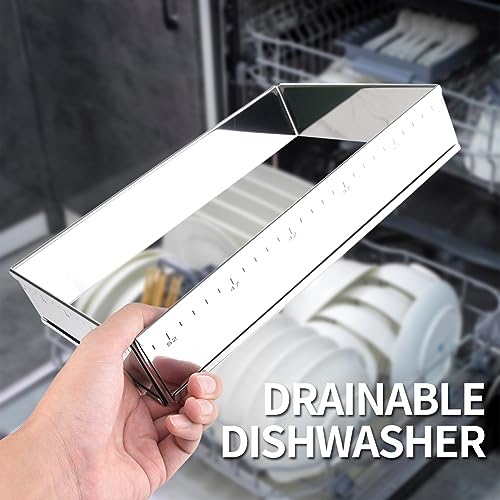 Extensible Stainless Steel Rectangular Cake Mold Heavy Duty Adjustable Mousse Ring Rectangle Shaped Detachable Tiramisu Pan