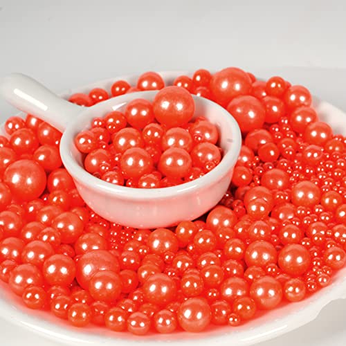 Orange Pearl Sugar Sprinkles (4.58 Ounce)