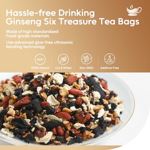 Ginseng Six Treasure Tea Bags (30 Count)
