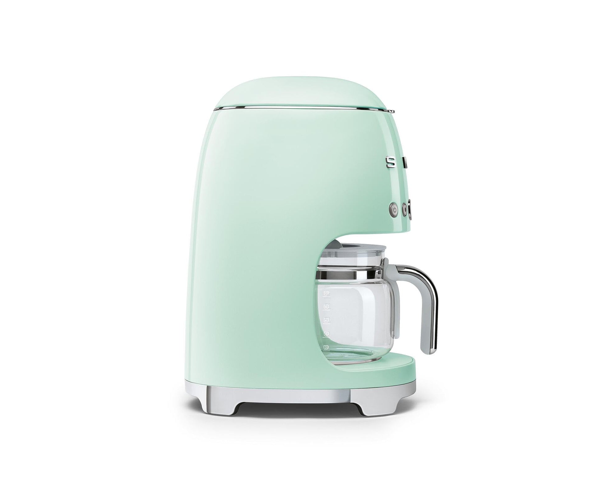 50's Retro Style Aesthetic Drip Coffee Machine with 10 Cup Glass Carafe