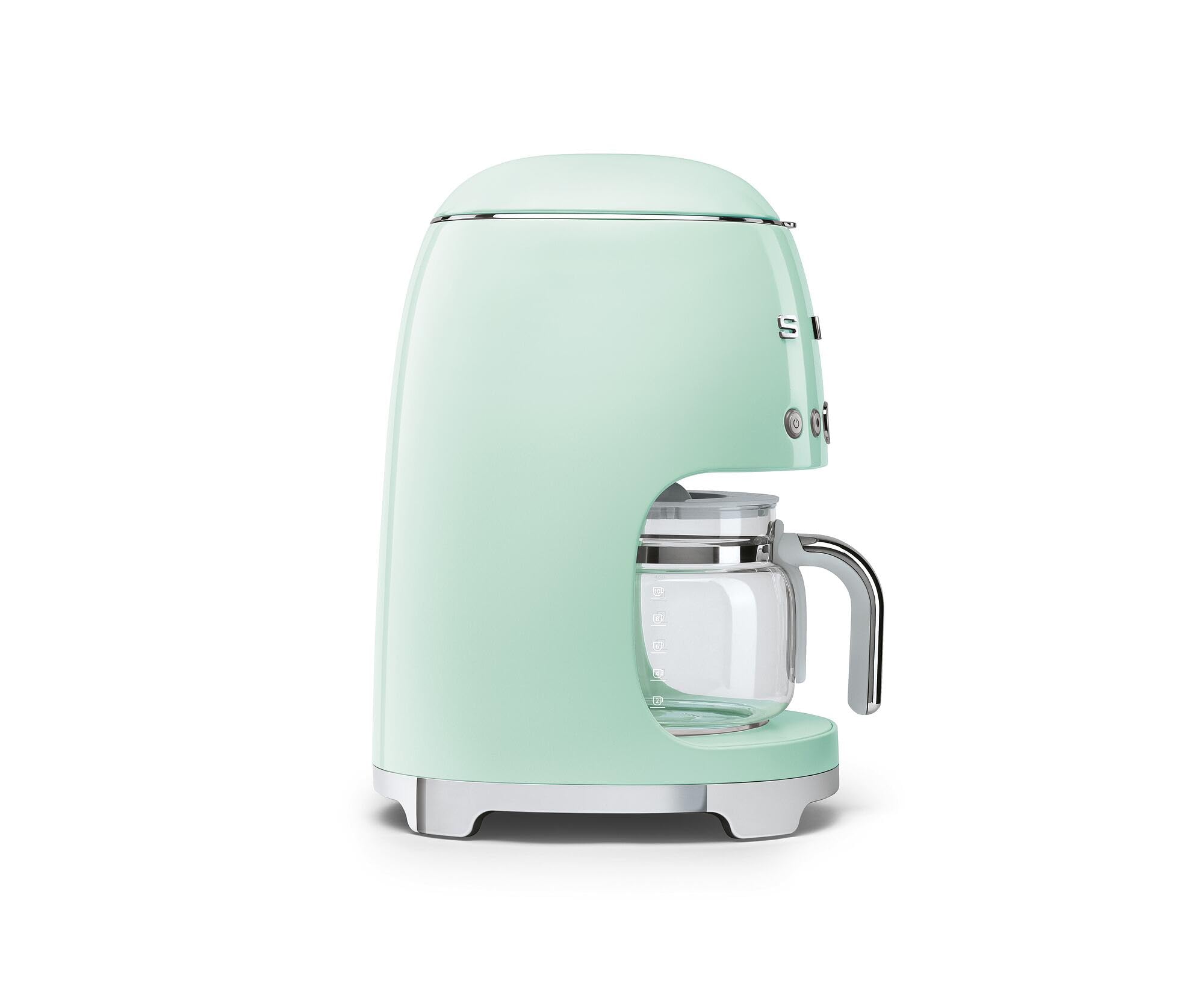 50's Retro Style Aesthetic Drip Coffee Machine with 10 Cup Glass Carafe