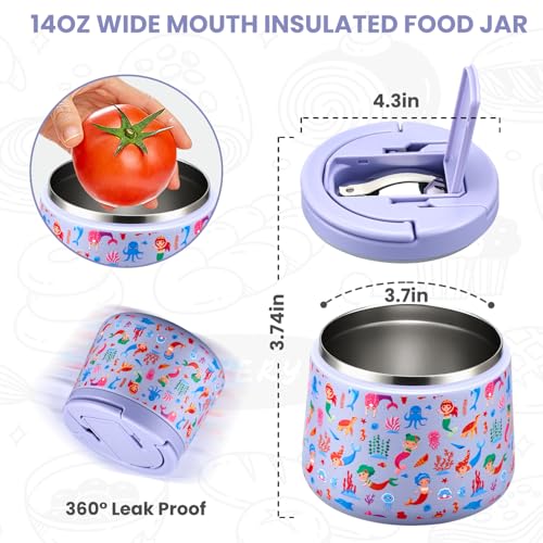 14oz Vacuum Insulated Soup Thermo for Hot Food