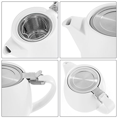 Pluto Porcelain Small Teapot White
