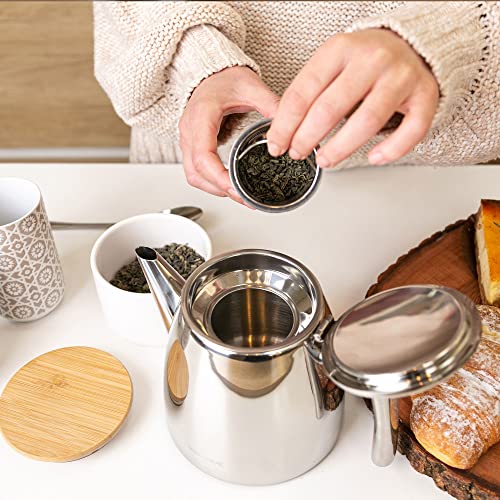 Stainless Steel Tea Pot with Infuser