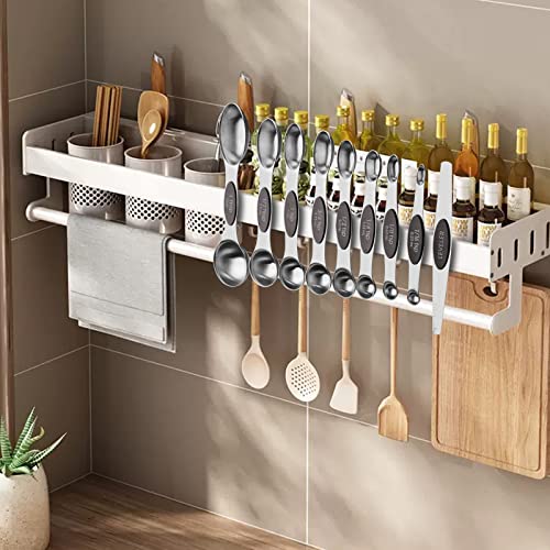 9 PCS Black Magnetic Measuring Spoons Set