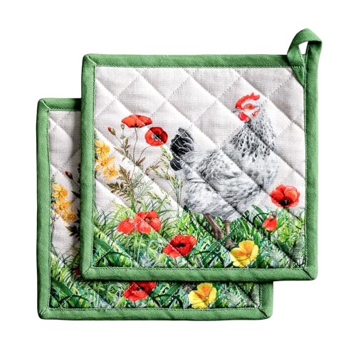Pot Holders 100% Cotton Potholders (2 Count)