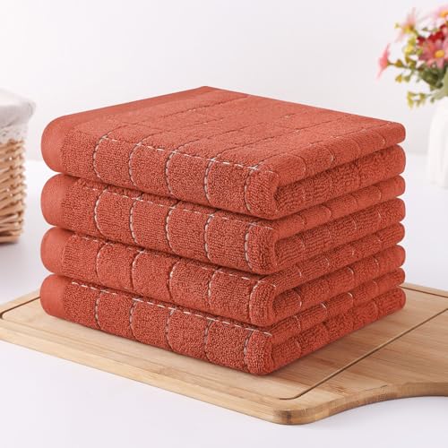 100% Cotton Terry Kitchen Dish Cloths (8 Count)