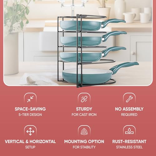 Heavy Duty Pots and Pans Organizer