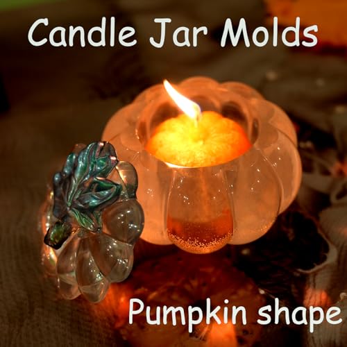 Pumpkin Jar Silicone Molds with Lid