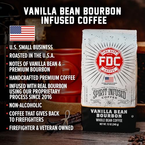 Vanilla Bourbon Infused Whole Bean Coffee (12 Ounce)