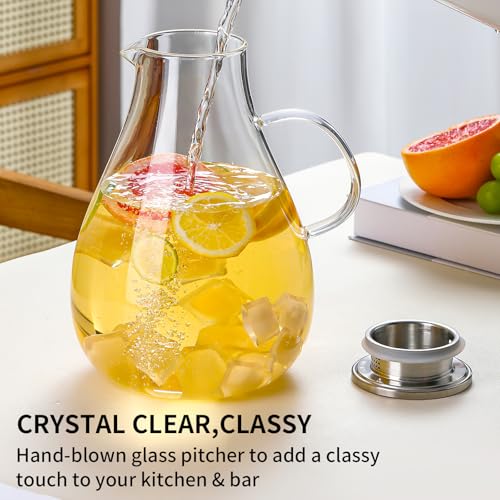 1 Gallon Glass Pitcher