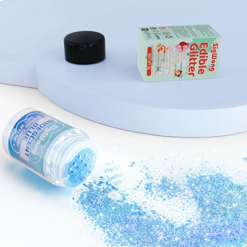 Iridescent Blue Edible Glitter