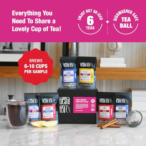 Love & Warmth Loose Leaf Tea Gift Set (6.5 Ounce)