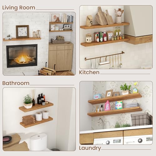 Floating Shelves for Wall (2 Count)