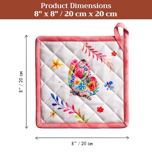 Pot Holders 100% Cotton Potholders (2 Count)