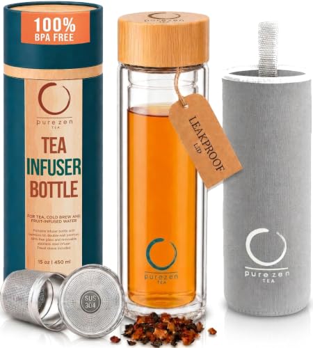 Glass Tea Infuser Bottle