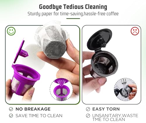 Disposable K Cup Filters with Lids (300 Count)