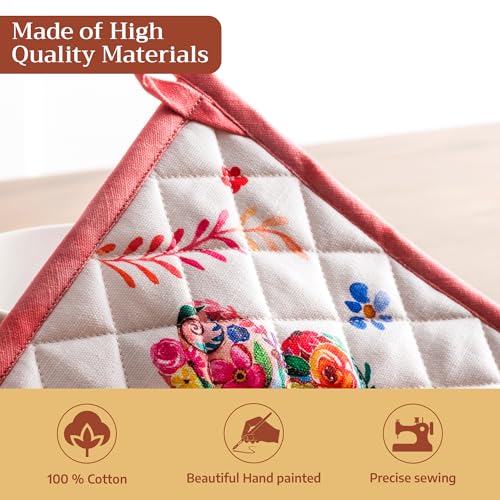 Pot Holders 100% Cotton Potholders (2 Count)