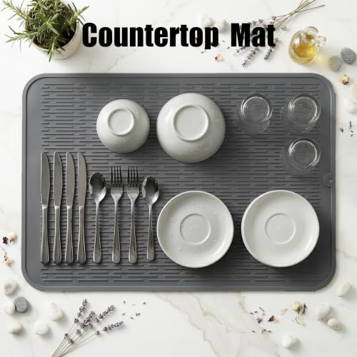 Silicone Dish Drying Mat for Multiple Usage