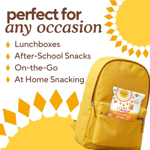 Pop Mmms Cheddar Baked Cracker Snack Packs (44.17 Ounce)