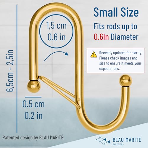 10 Pack Metal S Hooks for Hanging (10 Count)