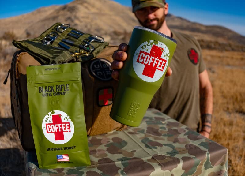 Black Rifle Coffee Medium Roast Ground Coffee Coffee Saves 12 oz (12 Ounce)