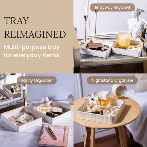 Small Night Stand Organizer Nightstand Tray Bedside Table Organizer Women