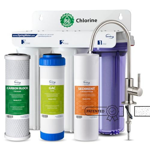US31 3 Stage Under Sink Water Filter System with Faucet