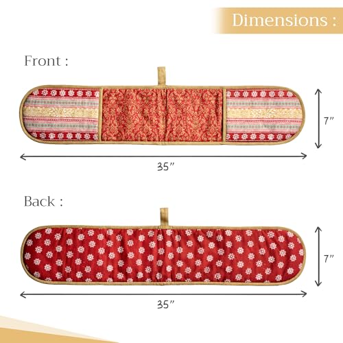 Double Oven Mitts 100% Cotton Double Oven Glove