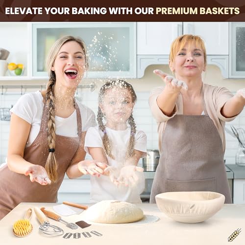 9" Sourdough Bread Proofing Basket Kit