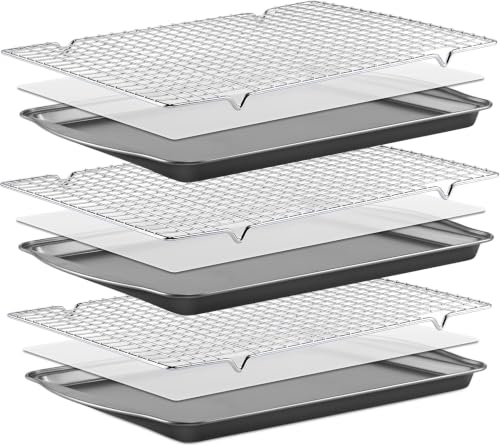 Baking Sheet Pans With Racks Set (106 Count)