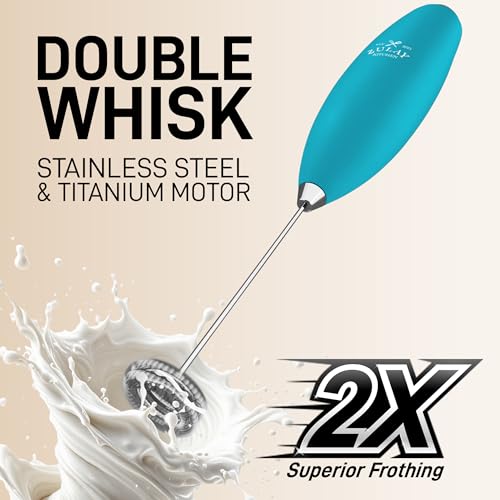 Zulay Powerful Milk Frother for Coffee with Upgraded Titanium Motor