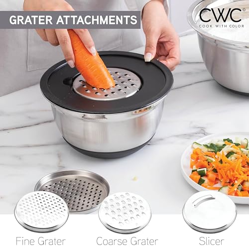Stainless Steel Mixing Bowls Set with Lids