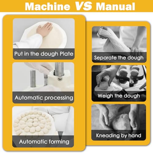 Commercial Dough Divider Rounder 16pcs Electric Dough Cutting and Rounding Machine Paste Ball Machine 3.53