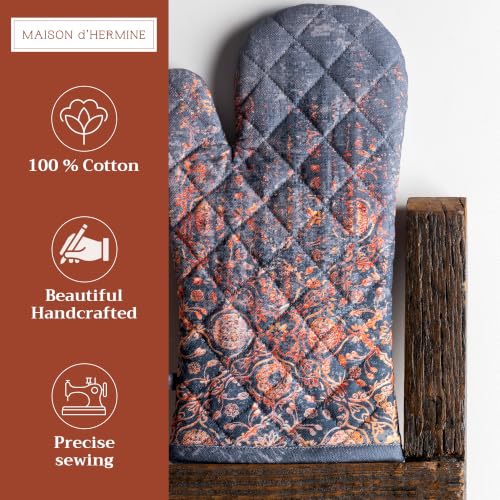 Maison d'Hermine Oven Gloves 100% Cotton Oven Mitt