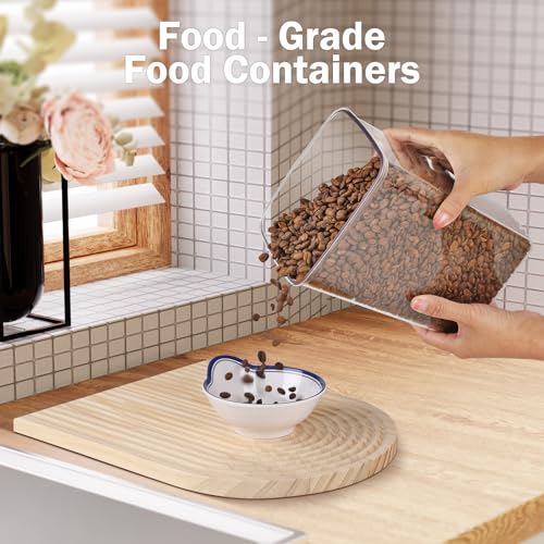 12 Pcs Pop Food Storage Containers Airtight Food Storage Containers Set with Lids Kitchen Pantry Organization and Storage (12 Count)