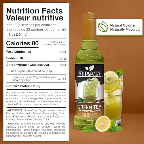 Green Tea Syrup (25.4 Fl Oz)