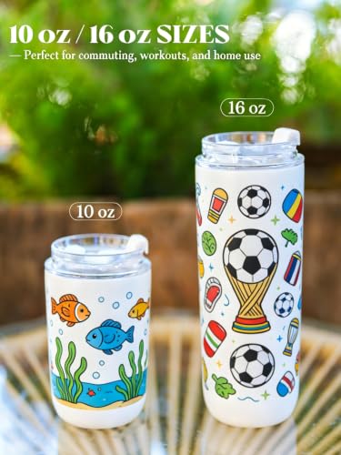 6 Pack 10 oz Sublimation Tumblers Blanks Bulk