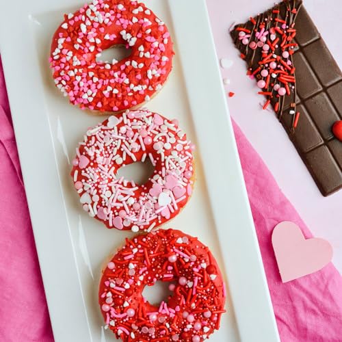 Valentines Day Heart Sprinkle Mix (4 Ounce)