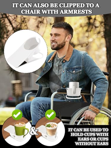 2PCS Clip on Drink Holder for Beach Chair (2 Count)
