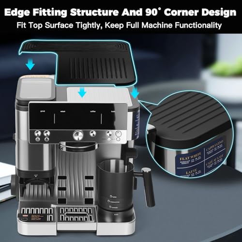 Silicone Top Mat for Ninja Luxe Cafe Espresso Machine ES601 Inky