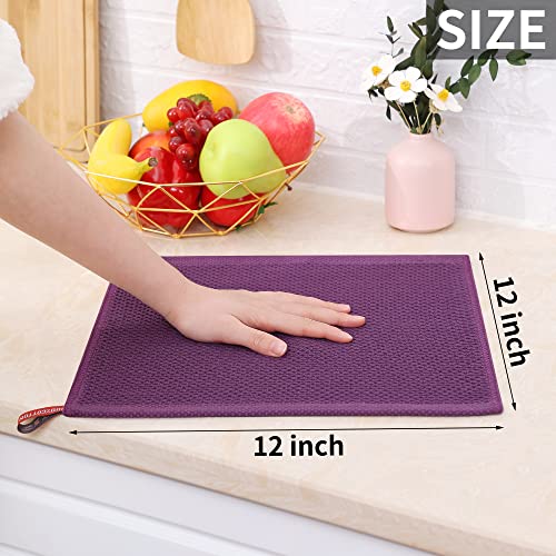 100% Cotton Waffle Weave Kitchen Dish Cloths 6 (6 Count)
