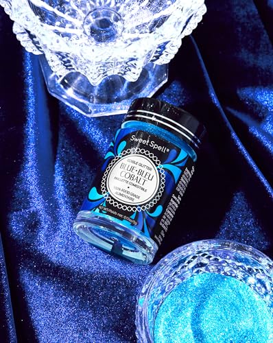 Blue Edible Glitter for Drinks