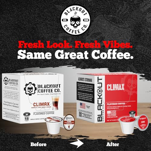 Blackout Coffee Climax Flavored Coffee Pods (18 Count)