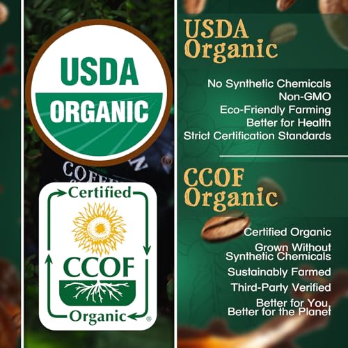 The Bean Organic Coffee Co. Egg Nog (16 Ounce)