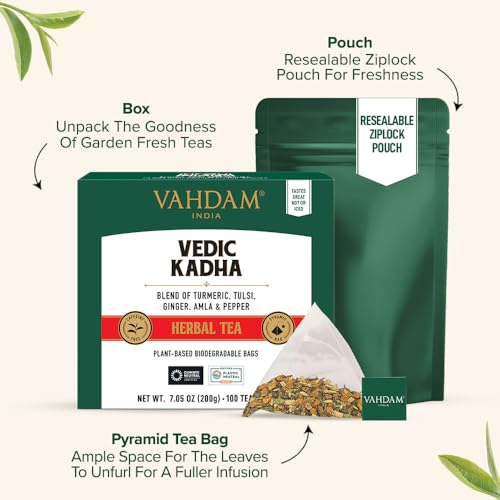 Vedic Kadha Teabags (100 Count)