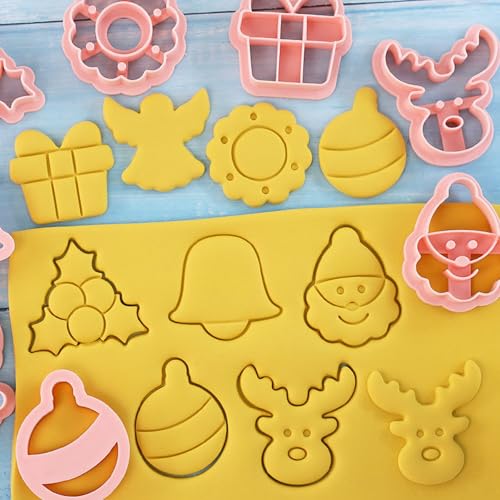 8Pcs Christmas Cookie Cutters (8 Count)