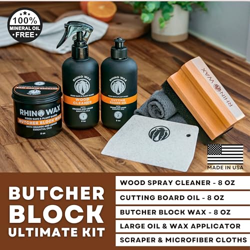 Butcher Block Ultimate Kit with Cleaner