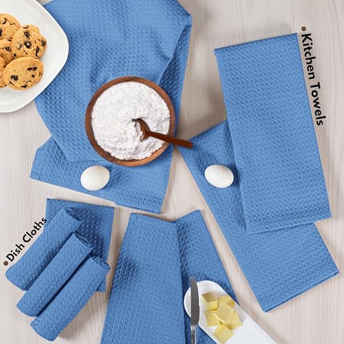 8 Piece Cotton Dish Towel & Dishcloths Set (8 Count)