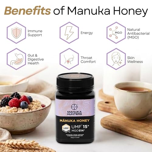 New Zealand Manuka Honey UMF 15+ (17.6 Ounce)